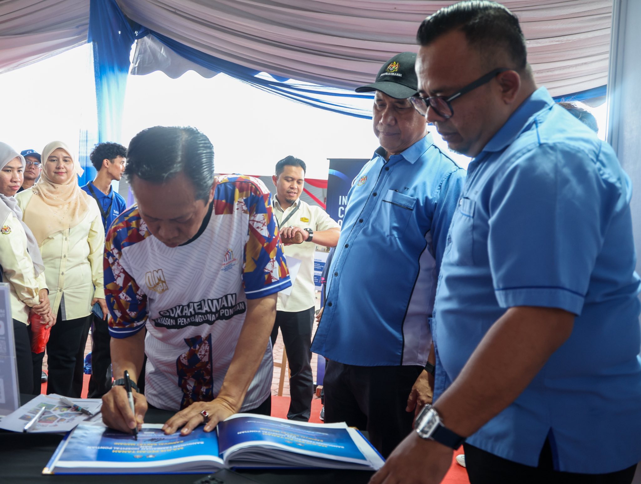 Majlis Pecah Tanah Bangunan Tambahan Hospital Pontian & Karnival Rakyat MADANI