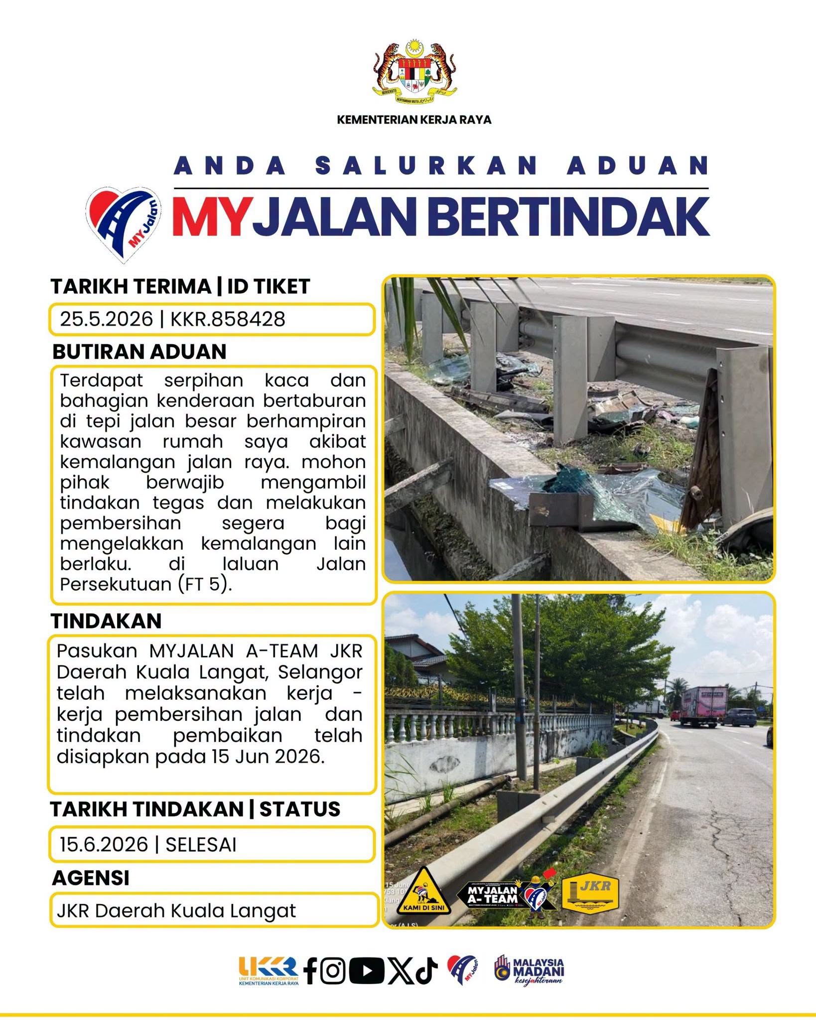 Infografik MyJalan | Kementerian Kerja Raya