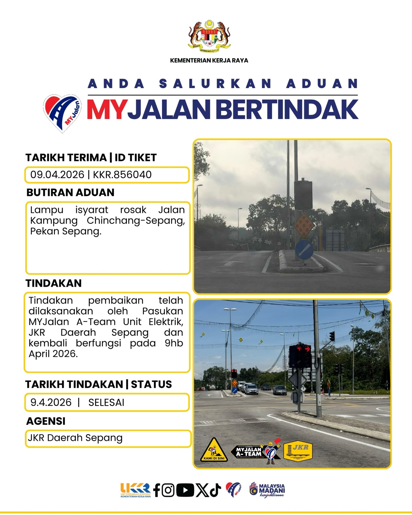 Infografik MyJalan | Kementerian Kerja Raya