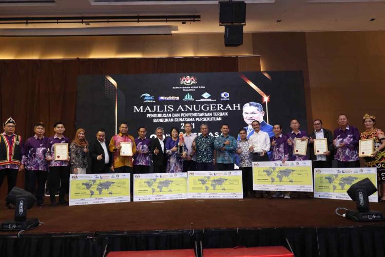 5 Syarikat Penyenggaraan Bangunan Gunasama Persekutuan Menerima Anugerah Pengurusan Dan Penyenggaraan Terbaik BGP 2021
